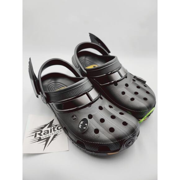 Men Size 12 Crocs Classic Clog Batman Batmobile Deadstock